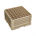Thumbnail image #1 for Traex Full-Size Closed-Wall 49-Compartment Glass Rack, Beige
