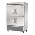 Thumbnail image #1 for True T-Series Two-Section Reach-In Freezer with 4 Half Solid Doors, 54 1/8-Inch Wide