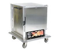 Panco Half-Size Narrow Heated Holding Cabinet with Solid Door, 8 Wire Slides, Non-Insulated, 120V