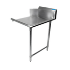 Thumbnail image #1 for BK Resources BKCDT-72-R-SS 72-Inch Straight Clean Dishtable, Left-to-Right, 18-Gauge 304 Stainless Steel, 10-Inch Backsplash