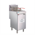 Thumbnail image #1 for Hurakan by Equip.me 50 lb Natural Gas Floor Fryer, 120,000 BTU, Stainless Steel