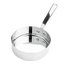 Thumbnail image #1 for American Metalcraft Stainless Steel Mini Fry Pan with Handle, 13 oz.