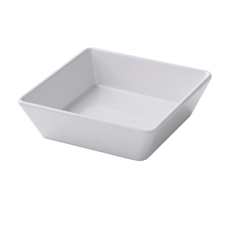 Product image #1 for Endurance 16 oz White Square Shallow Melamine Bowl