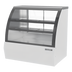 Thumbnail image #1 for Beverage-Air 49 1/4-Inch Dry Deli/Bakery Display Case with Curved Glass, 14 Cu. Ft., White