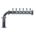 Thumbnail image #1 for Micro Matic Titan L 6-Faucet Single-Column Polished Stainless Steel Glycol-Cooled Countertop Draft Tower