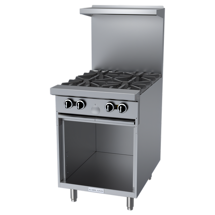 Product image #1 for Garland G Starfire Pro 24-Inch Gas Restaurant Range with 4 Open Burners and Storage Base