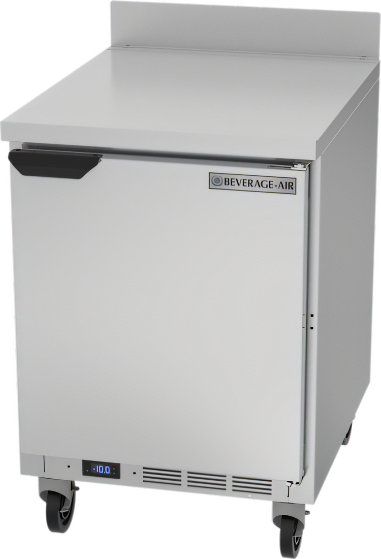 Product image #1 for Beverage-Air WTF24AHC 24-Inch One-Section Worktop Freezer with Solid Door, 4.9 Cu. Ft.