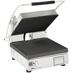 Thumbnail image #1 for Star (Middleby) Pro-Max 2.0 PGT14I Countertop Panini Press with Grooved Cast Iron Plates, Analog 175-550°F Controls
