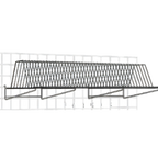 Thumbnail image #1 for Metro SmartWall TDR48K3 48-Inch Grid-Mounted Tray Drying Rack with Green Metroseal 3 Epoxy Finish and Microban
