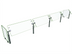Thumbnail image #1 for Hatco Flav-R-Shield Adjustable 4-Bay Single-Sided Self-Service Food Shield, 144 Inch Wide