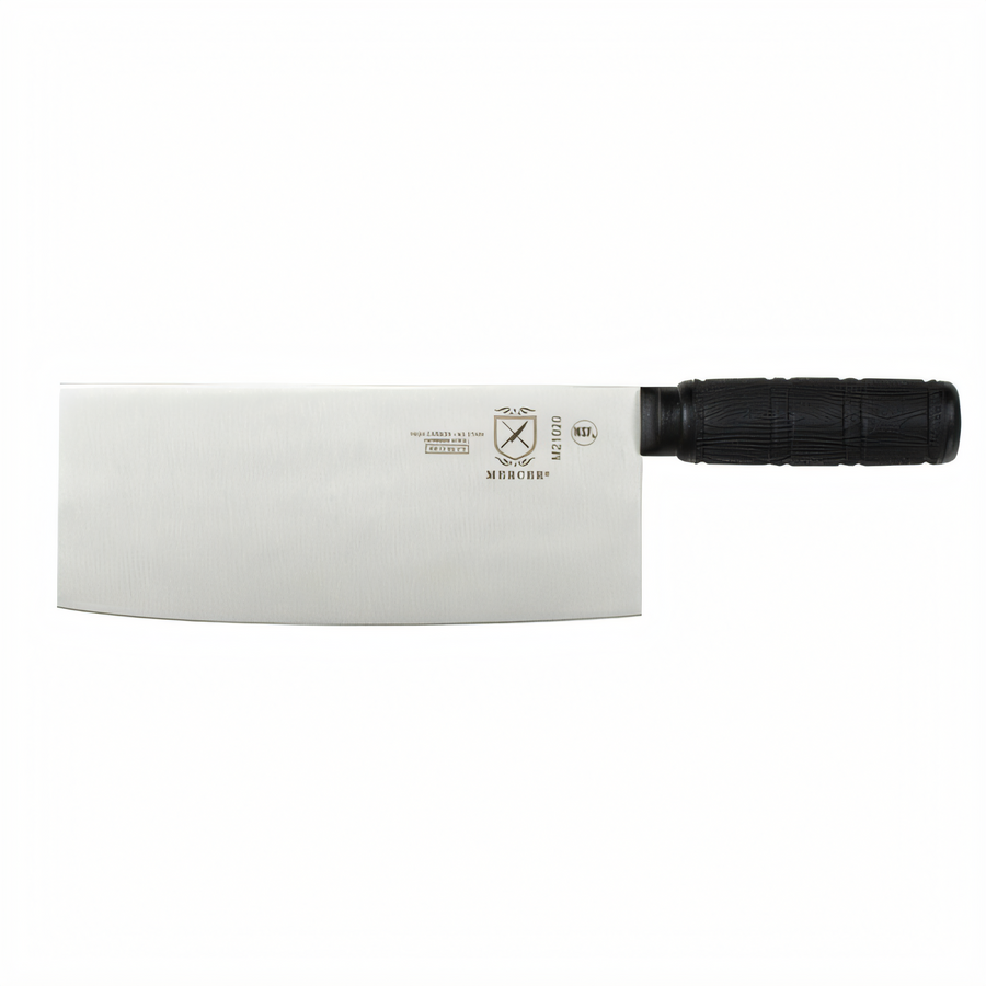 Product image #1 for Mercer Culinary 8-Inch Forged Chinese Chef's Knife with Black Santoprene Handle