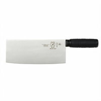 Mercer Culinary 8-Inch Forged Chinese Chef's Knife with Black Santoprene Handle