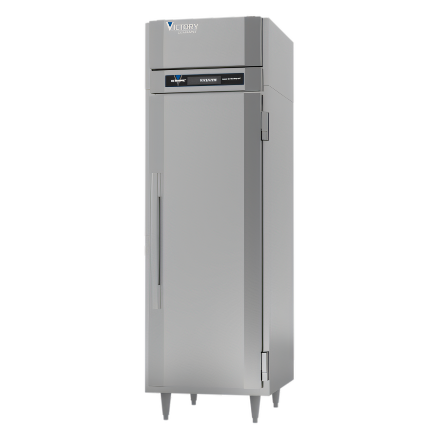 Product image #1 for Victory UltraSpec Pass-Thru Freezer, One-Section, 22.9 Cu. Ft., Self-Contained, Solid Hinged Doors, Stainless Steel