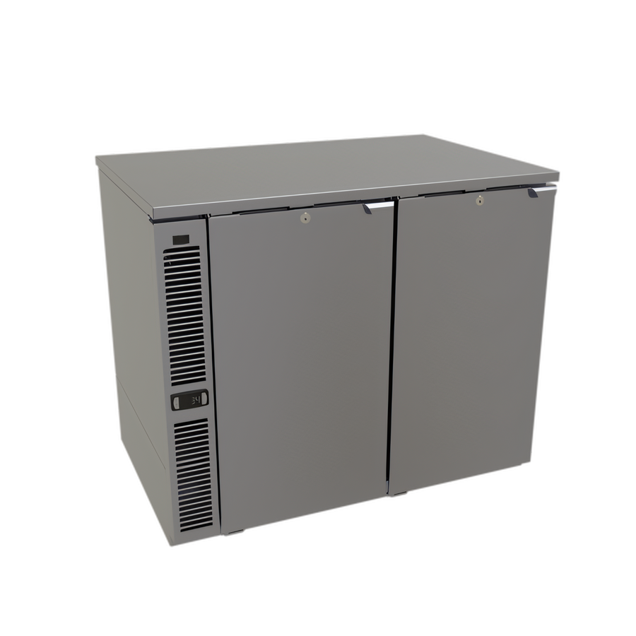 Product image #1 for Glastender C1SL36-UC One-Zone Side-Serviced Low-Profile Undercounter Cooler, 36 Inch, Two-Section