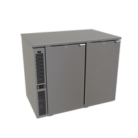 Glastender C1SL36-UC One-Zone Side-Serviced Low-Profile Undercounter Cooler, 36 Inch, Two-Section