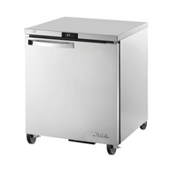 True SPEC SERIES 27 5/8-Inch Wide One-Section Undercounter Refrigerator with Solid Door and R290 Refrigeration