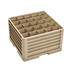 Thumbnail image #1 for Traex Full-Size Beige 25-Compartment Closed-Wall Compartment Glass Rack, 11-Inch Interior Height