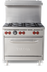 Thumbnail image #1 for Vulcan SX Series 36-Inch Natural Gas Commercial Gas Range with 6 Open Burners and Standard Oven