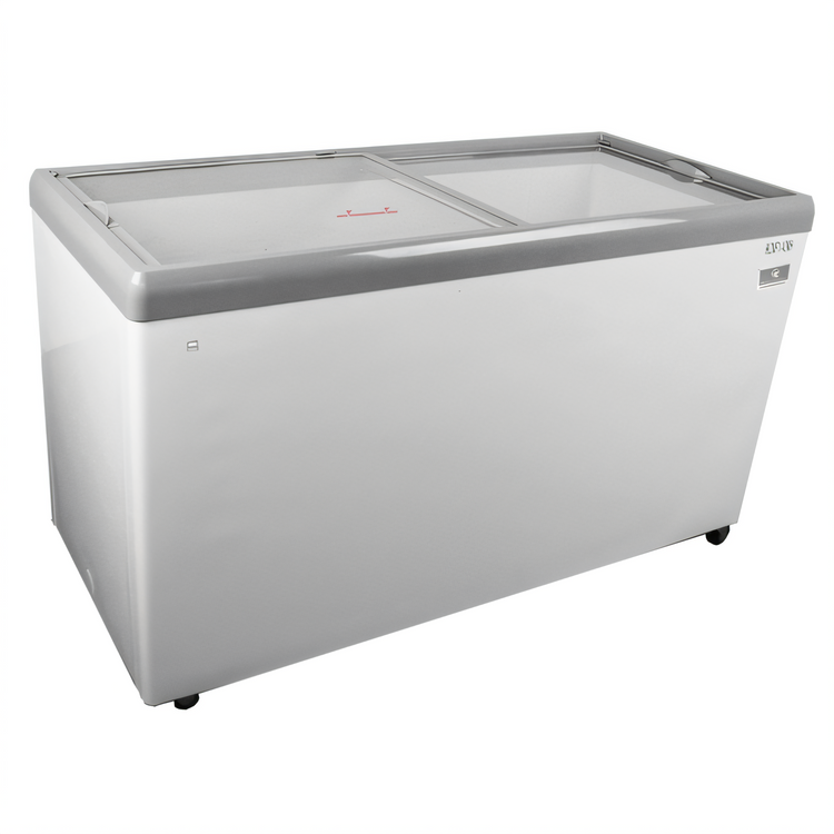 Product image #1 for Kelvinator Commercial Sliding Glass Lid Ice Cream Novelty Display Freezer, 59.5-Inch, White