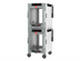 Thumbnail image #1 for Metro HotBlox Wide 16-Pan Dual-Cavity Mobile Pass-Thru Insulated Holding Cabinet with Digital Touchscreen and Clear Doors