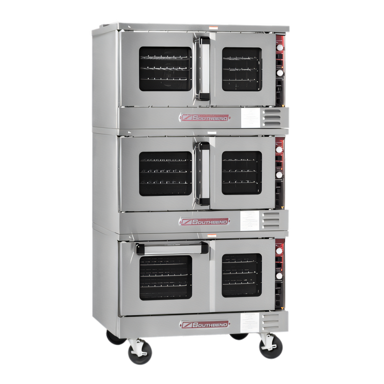 Product image #1 for Southbend TruVection TVGS/32SC Triple-Deck Low-Profile Gas Convection Oven