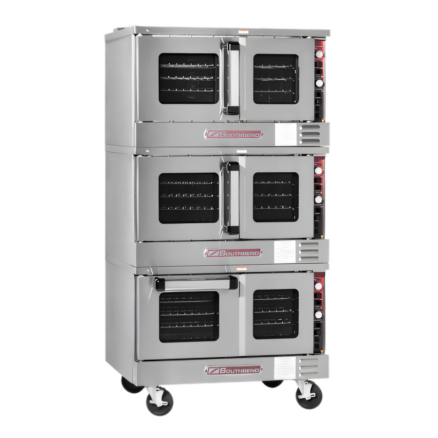 Product image #1 for Southbend TruVection TVGS/32SC Triple-Deck Low-Profile Gas Convection Oven