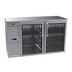 Thumbnail image #1 for Krowne 60-Inch Two-Section Refrigerated Back Bar Storage Cabinet with Solid Swing Doors
