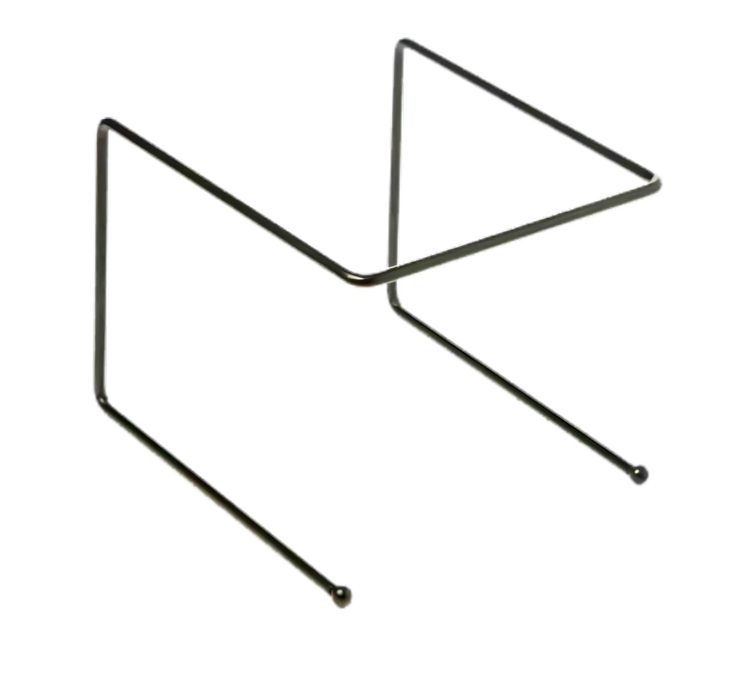 Product image #1 for American Metalcraft Universal Rectangular Black Pizza Stand, 9 x 8 x 7 Inches