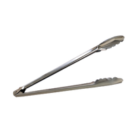 American Metalcraft 16-Inch Extra-Heavy Weight Stainless Steel Utility Tongs with Double Flat Spring