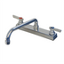 Thumbnail image #1 for Advance Tabco K-128 Heavy Duty Deck Mounted Manual Faucet with 12 Inch Swing Spout, 8 Inch O.C., Lead Free