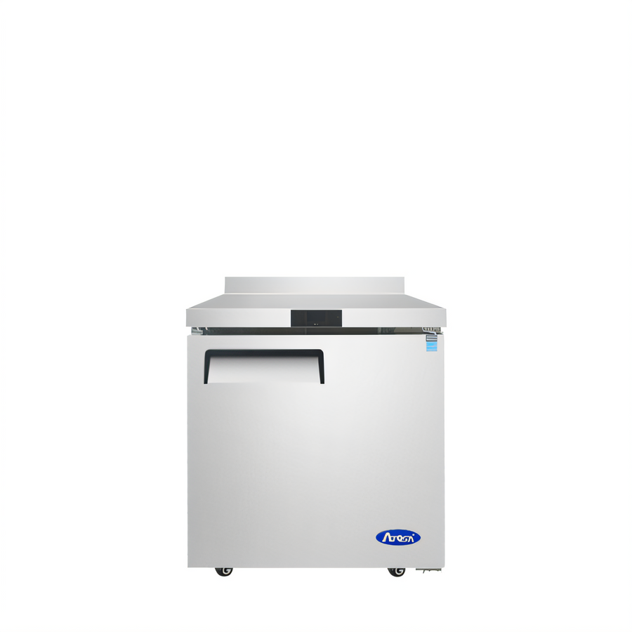 Product image #1 for Atosa 27-1/2-Inch One-Section Worktop Freezer with Backsplash and Solid Door, 7.2 Cu. Ft.