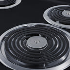 Thumbnail image #1 for Summit Commercial Summit Appliance RE2413B 24-Inch Black Freestanding Electric Coil Range with 2.9 Cu. Ft. Oven and Broiler