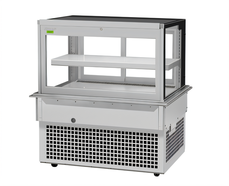 Product image #1 for Turbo Air Drop-In Refrigerated Bakery Display Case with Self-Cleaning Condenser, 50 Inch, 12.4 Cu. Ft., 115V
