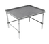 Thumbnail image #1 for John Boos 72-Inch 16-Gauge Stainless Steel Equipment Stand, 24-Inch Deep x 24-Inch High, with Upturn Back and Sides