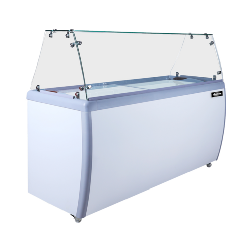 Product image #1 for Omcan USA 39-Inch Ice Cream Dipping/Display Case with Self-Contained Refrigeration