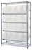 Thumbnail image #1 for Quantum Stationary Chrome-Plated Wire Shelving Bin System, 18