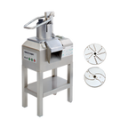 Thumbnail image #1 for Robot Coupe CL60E Commercial Vegetable Preparation Machine, Floor Model, 3 HP, Two-Speed, Stainless Steel, with Pusher Feed Head