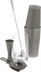 Thumbnail image #1 for Barfly 5-Piece Cocktail Mixing Set with 17 oz Mixing Glass, 18 oz & 28 oz Shakers, Jigger, Spoon, and Strainer