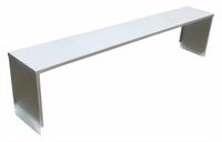 Omcan USA 4-Pan Steam Table Sneeze Guard, 58 x 12 x 15 Inches, Compatible with 46674