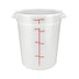 Thumbnail image #1 for Winco PPRC-8W Commercial Food Storage Containers Case of 12