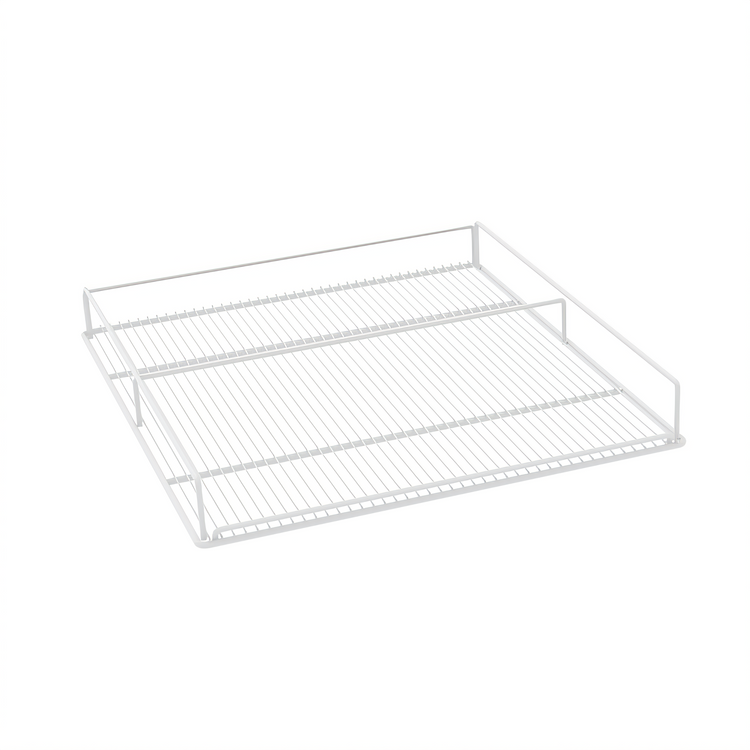 Product image #1 for Beverage-Air Flat White Epoxy-Coated Commercial Wine Rack for MMR23, 12-Bottle Capacity
