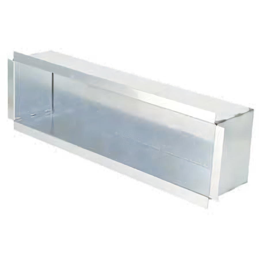 Product image #1 for Commercial Beer Tower Shadow Box, Short Sleeve, 20 x 5 Inches, 4-Inch Sleeve, Galvanized Steel