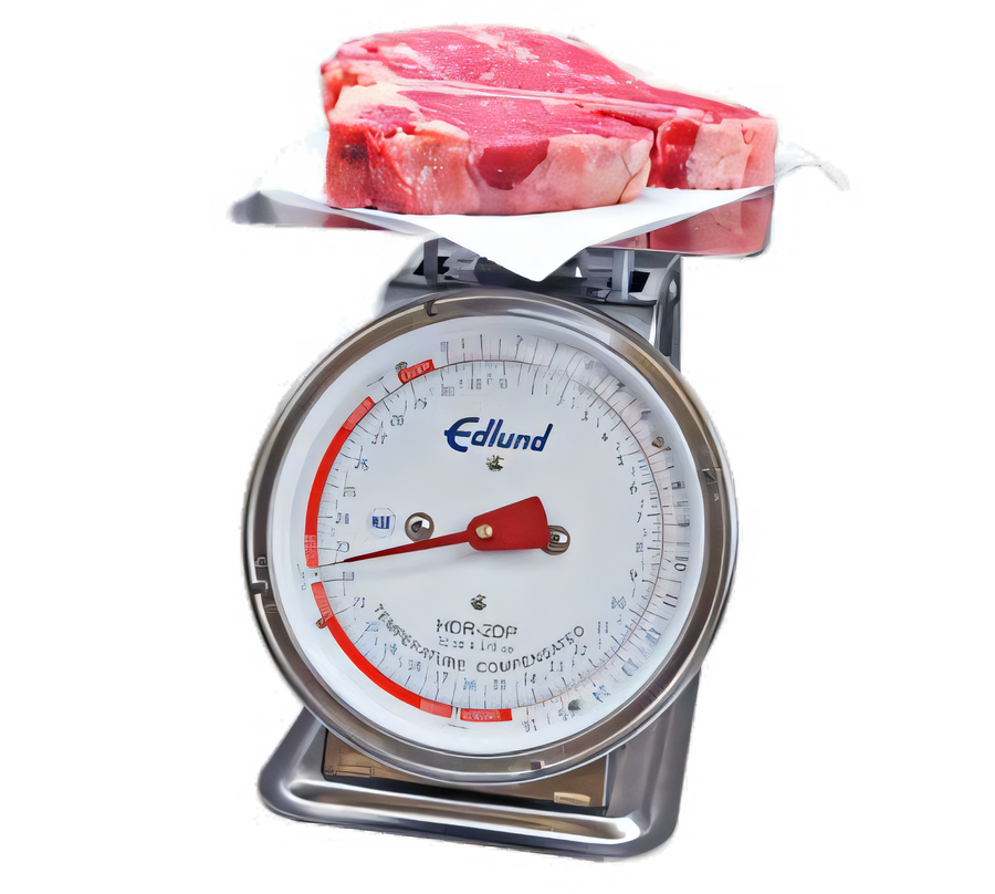 Product image #1 for Edlund HDR-2DP Top-Loading Dial Portion Control Food Scale with 8-1/2 Inch Stainless Steel Platform