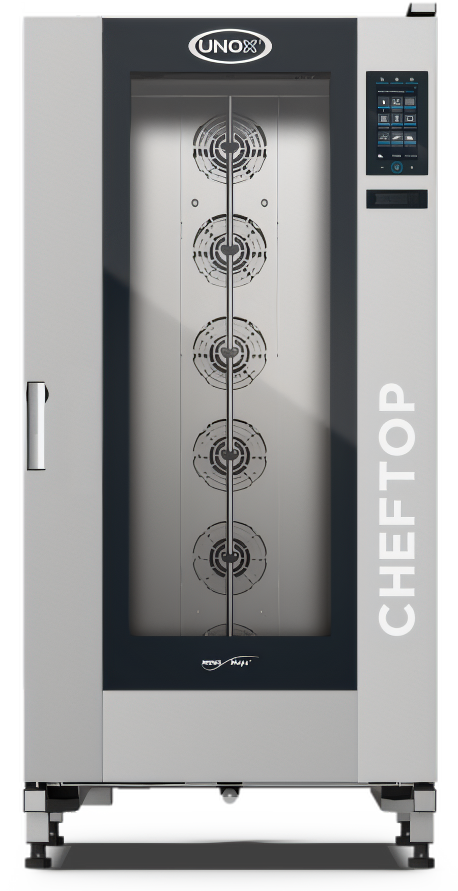 Product image #1 for ChefTop MIND.Maps Plus BIG Gas Roll-In Combi Oven/Steam Oven with Included Trolley, Left-Hand Door, 20 Full-Size Sheet Pan Capacity, 208-240V