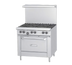 Thumbnail image #1 for Garland GF Starfire Pro 36-Inch Gas Modular Top Restaurant Range with 24-Inch Thermostatic Griddle and 2 Open Burners