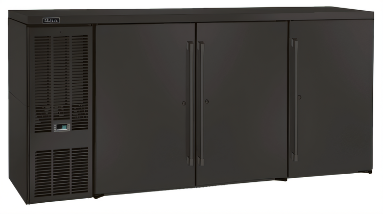 Product image #2 for Perlick BBSN72 72-Inch Three-Door Narrow Refrigerated Back Bar Cabinet
