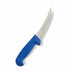 Thumbnail image #1 for Crestware 6-Inch Curved Semi-Flexible Boning Knife with Blue Polypropylene Handle