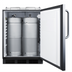 Thumbnail image #1 for Summit Commercial ADA-Compliant Outdoor Built-In/Freestanding Dual Tap Kegerator Beer Dispenser, 24-Inch, 5.5 Cu. Ft.