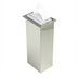 Thumbnail image #1 for San Jamar Classic In-Counter Interfold Napkin Dispenser, 450+ Capacity, Clear Faceplate, Stainless Steel Body