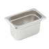 Thumbnail image #2 for Winco 1/9 Size 4-Inch Deep Solid Anti-Jamming Steam Table Pan, 23 Gauge 18/8 Stainless Steel